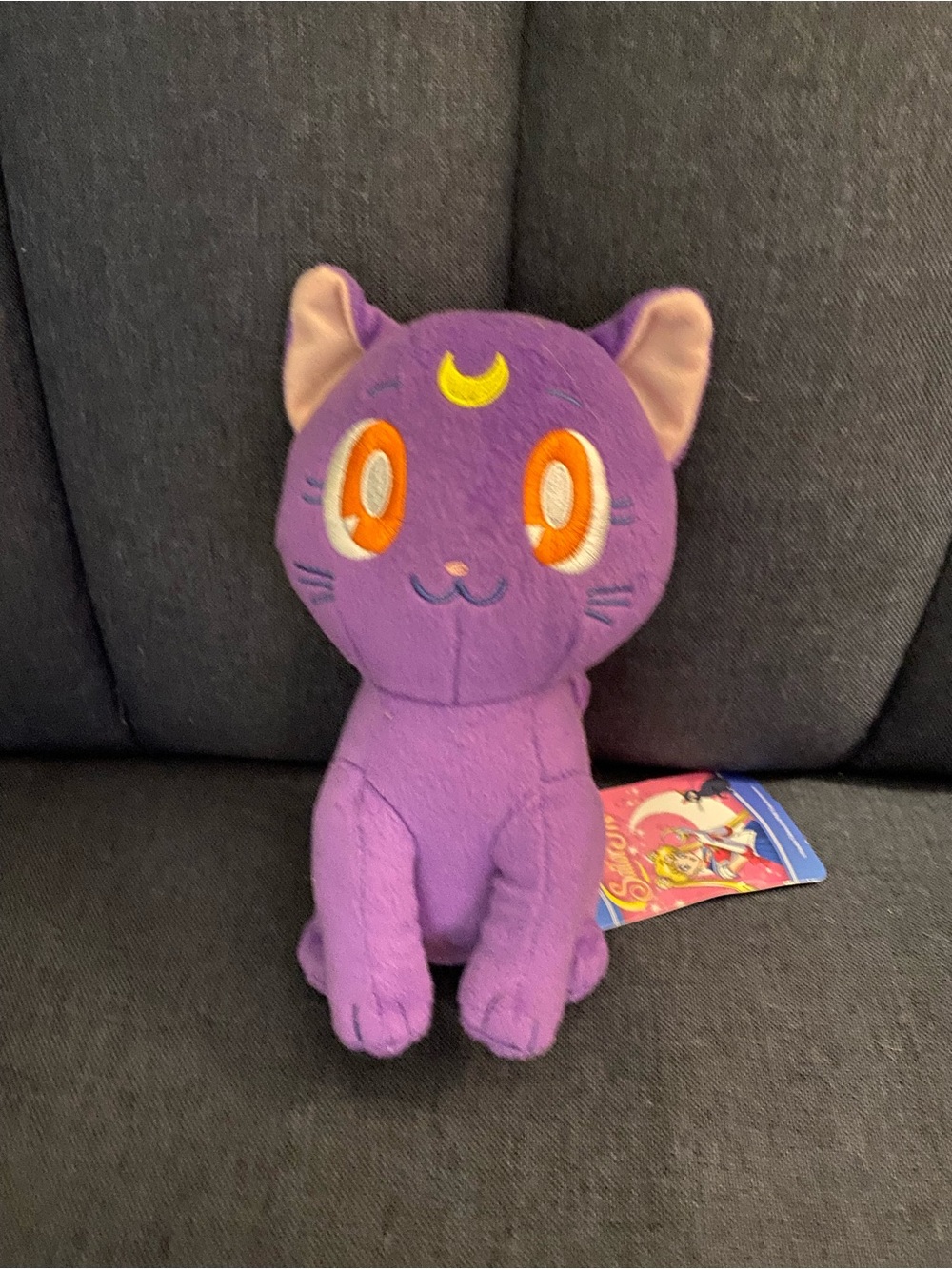 7” Sailor Moon Luna plush